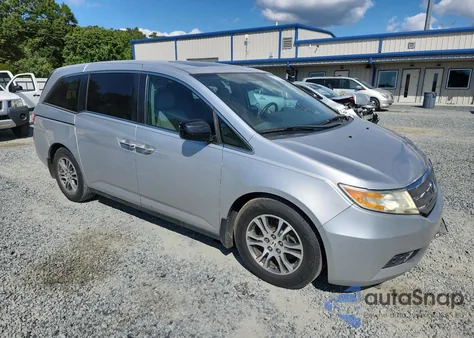 2013 Honda Odyssey Exl z USA, uszkodzony, nr VIN 5FNRL5H68DB075203